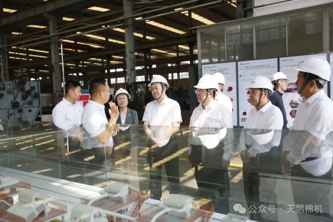 全國(guó)供銷(xiāo)合作總社理事會(huì)副主任徐光洪到天鵝股份調(diào)研